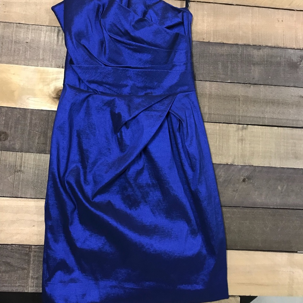 Iridescent Royal Blue Short Dress